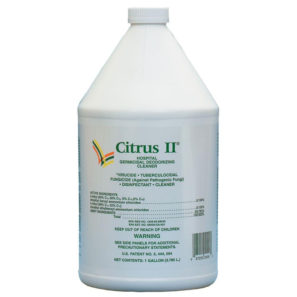 Citrus II Hospital Germicidal Cleaner with Spray, Kills 99.99% Germs